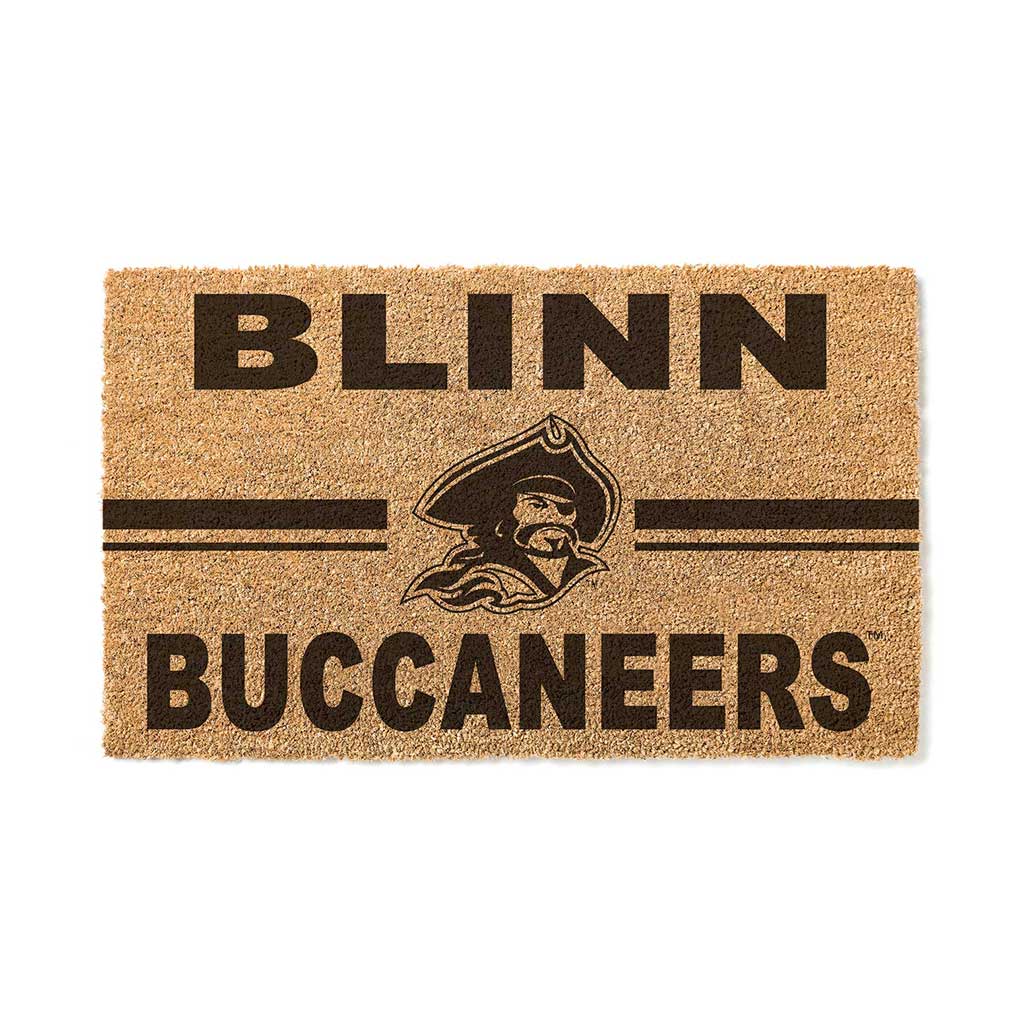 Team Coir Doormat Team Logo Blinn College Buccaneers