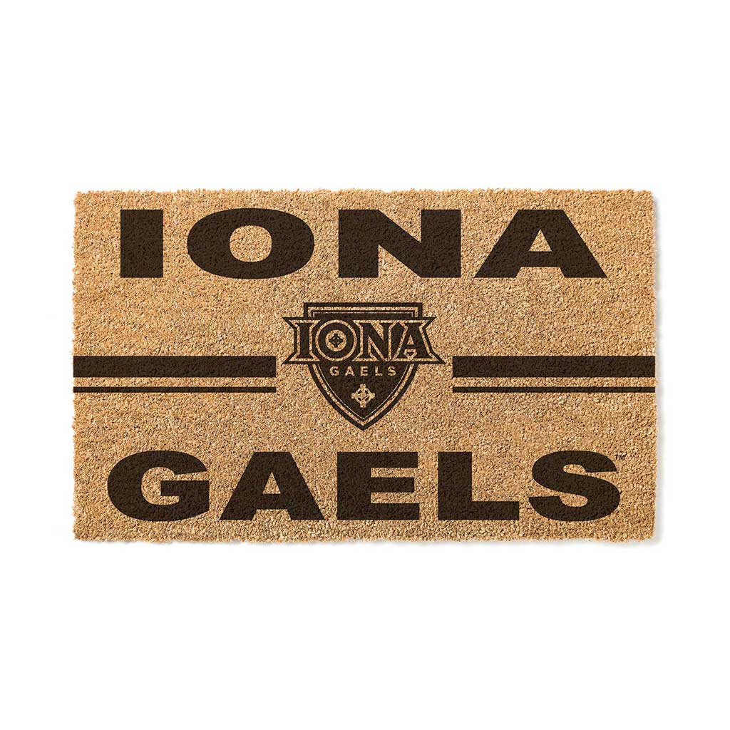 Team Coir Doormat Team Logo Lona College Gaels