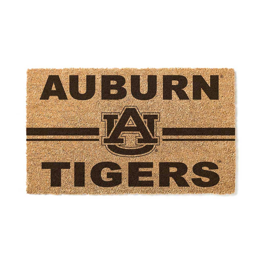 Team Coir Doormat Team Logo Auburn Tigers