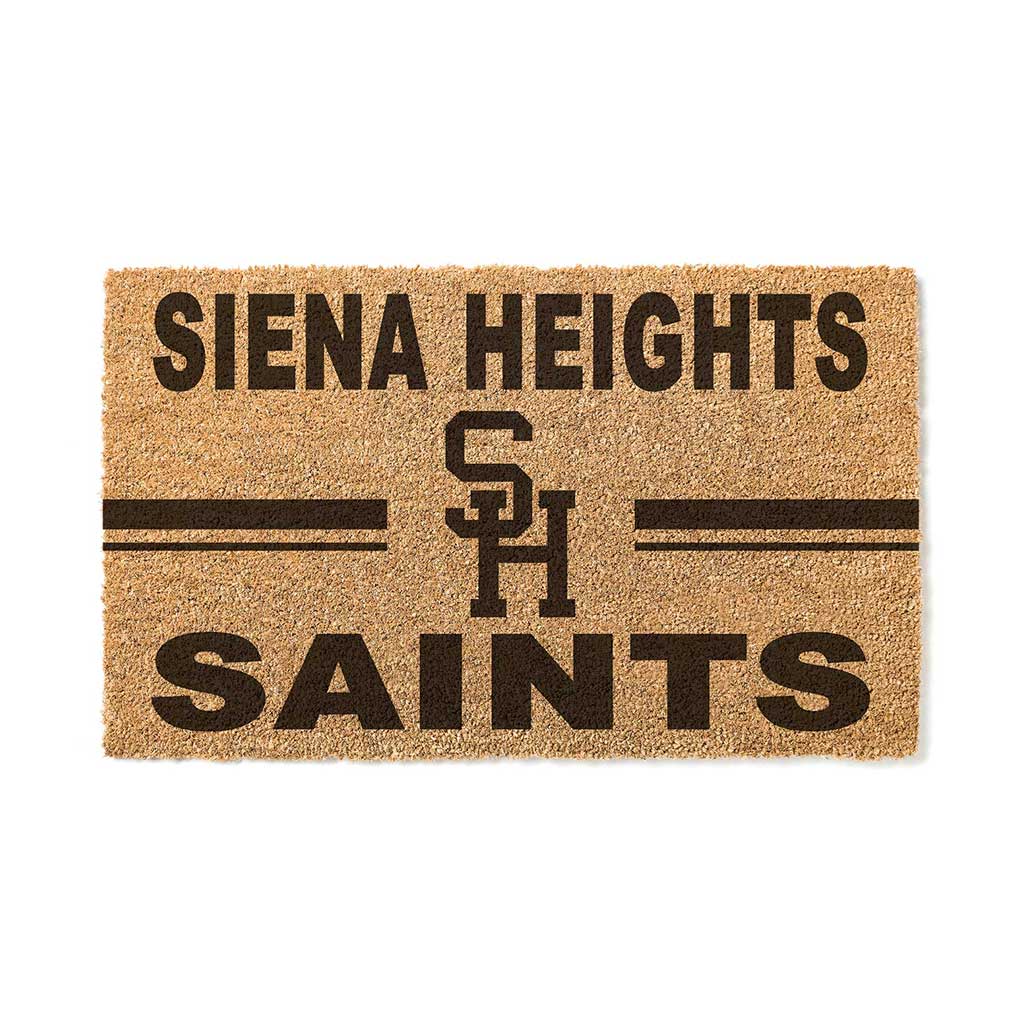 Team Coir Doormat Team Logo Siena Heights University Saints