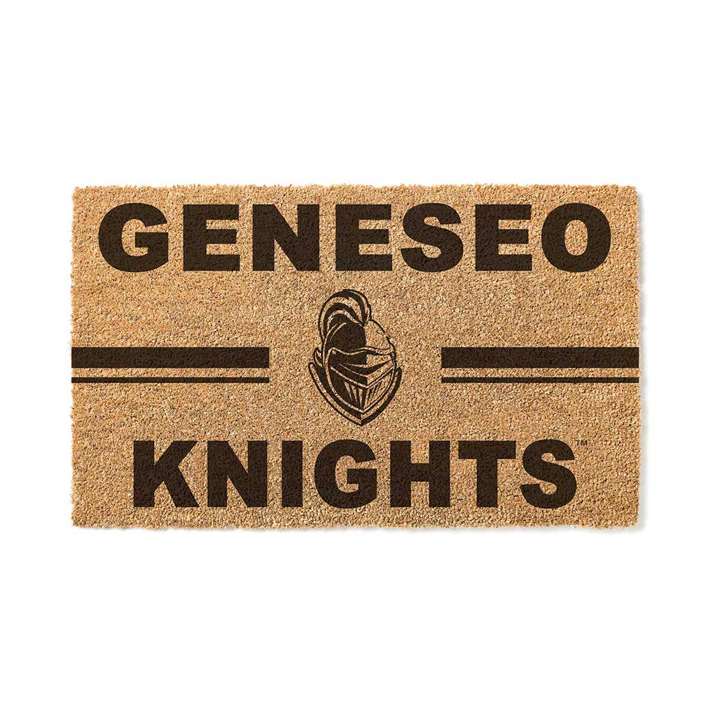 Team Coir Doormat Team Logo Geneseo State University Knights