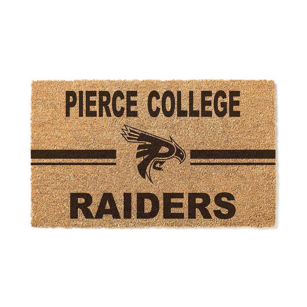 Team Coir Doormat Team Logo Pierce College - Fort Steilacoom Campus Raiders