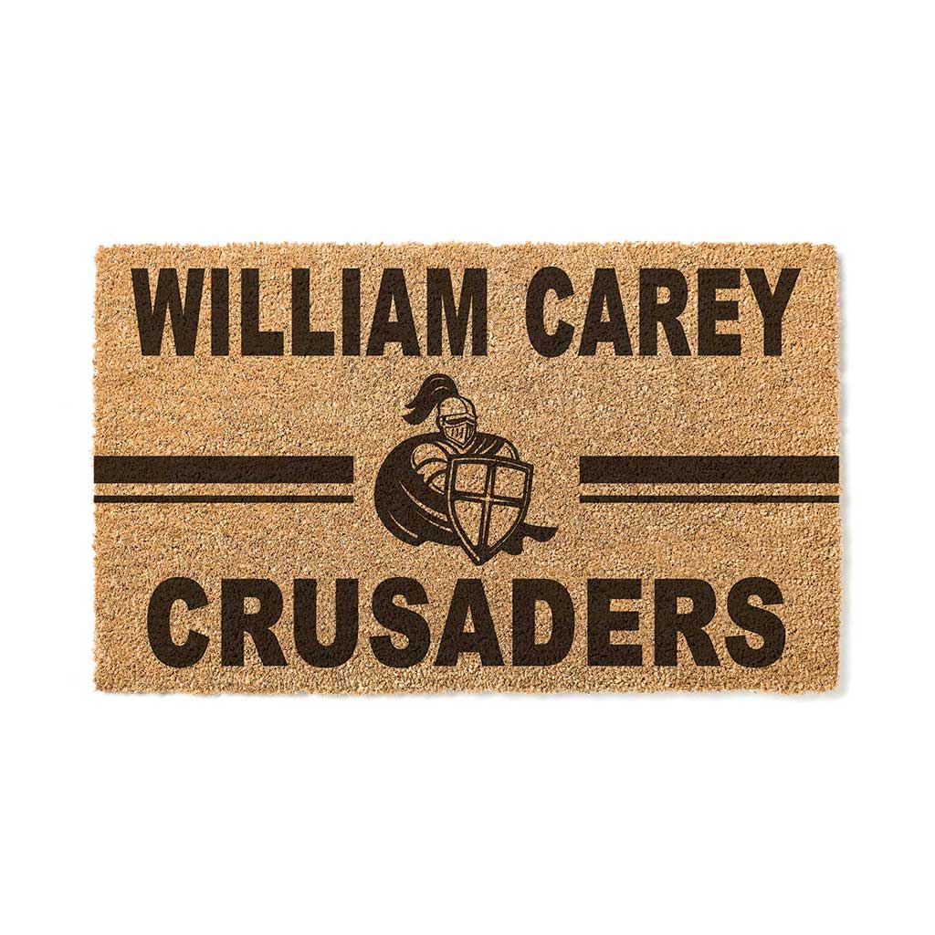 Team Coir Doormat Team Logo William Carey University Crusaders