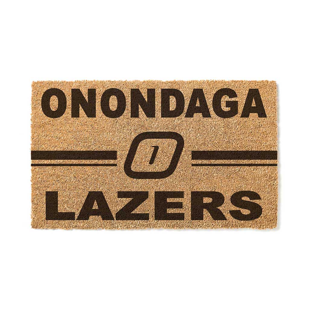 Team Coir Doormat Team Logo Onondaga Community College Lazers