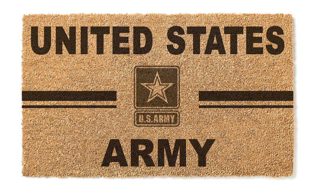 Team Coir Doormat Team Logo Army