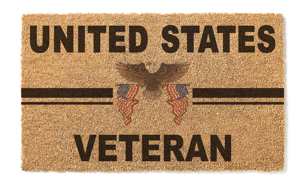 Team Coir Doormat Team Logo Veterans
