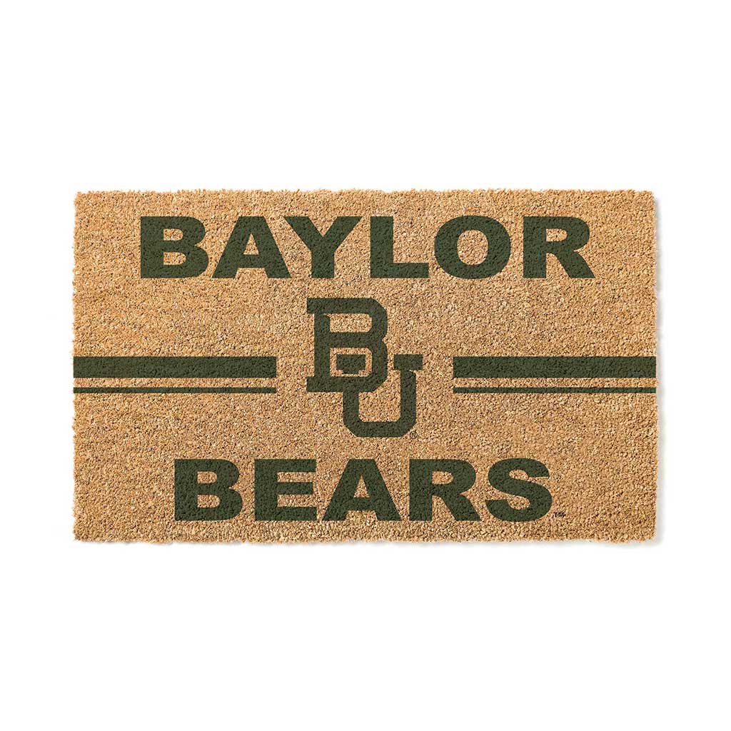 Team Coir Doormat Team Logo Baylor Bears