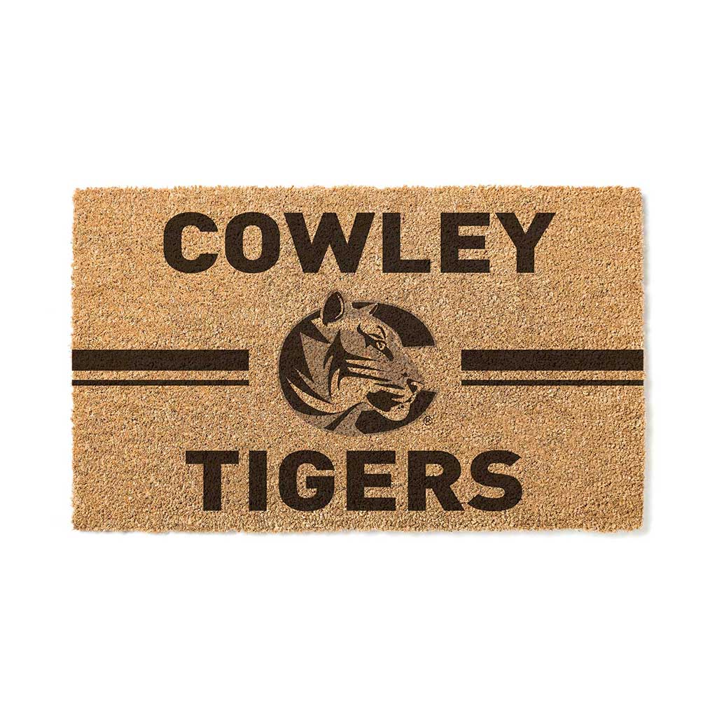 Team Coir Doormat Team Logo Cowley College Tigers