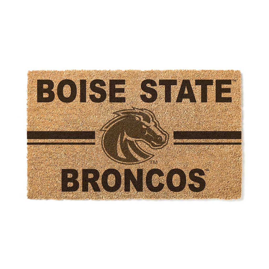 Team Coir Doormat Team Logo Boise State Broncos