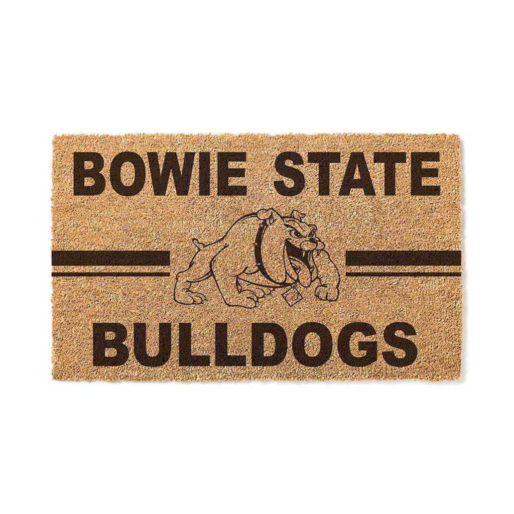 Team Coir Doormat Team Logo Bowie State Bulldogs