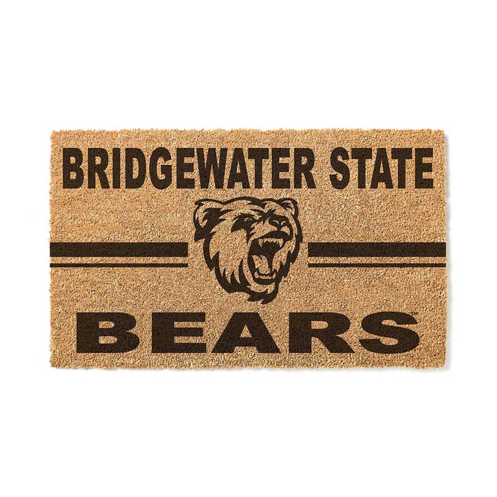 Team Coir Doormat Team Logo Bridgewater State Bears