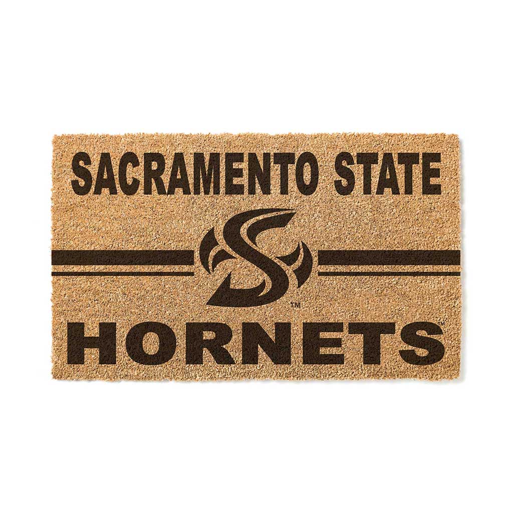 Team Coir Doormat Team Logo Sacramento State Hornets