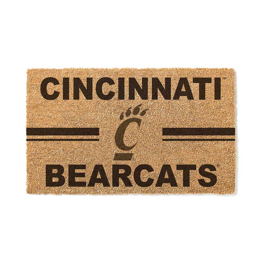 Team Coir Doormat Team Logo Cincinnati Bearcats