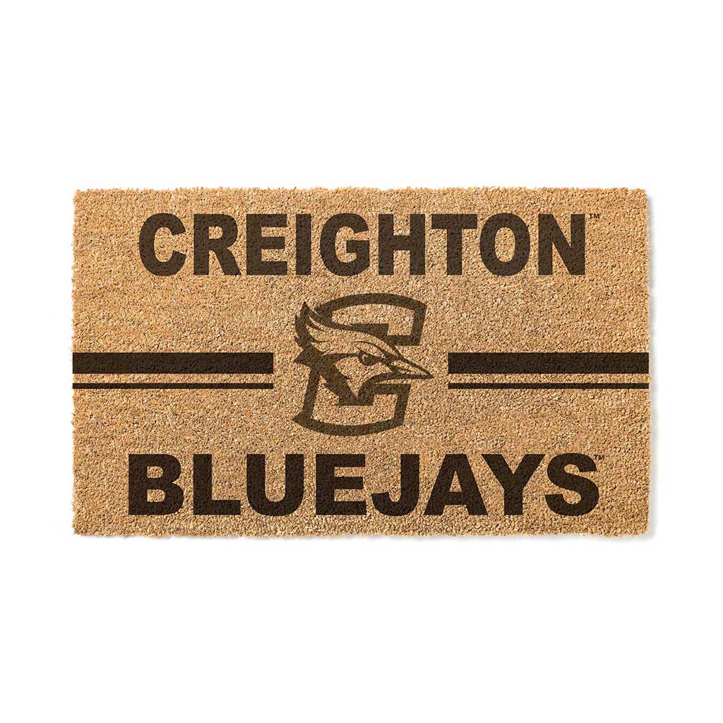 Team Coir Doormat Team Logo Creighton Bluejays