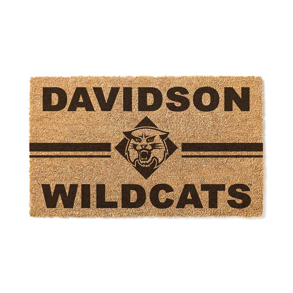 Team Coir Doormat Team Logo Davidson Wildcats