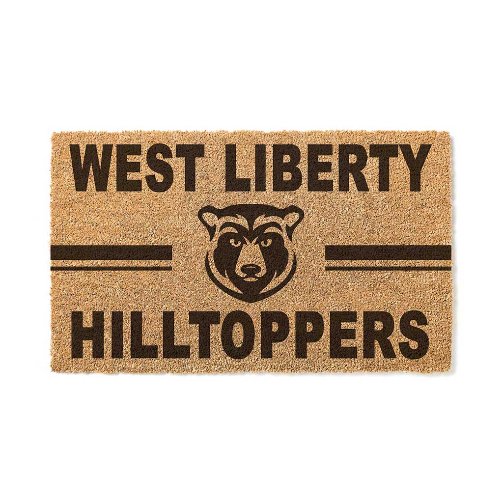 Team Coir Doormat Team Logo West Liberty University Hilltoppers