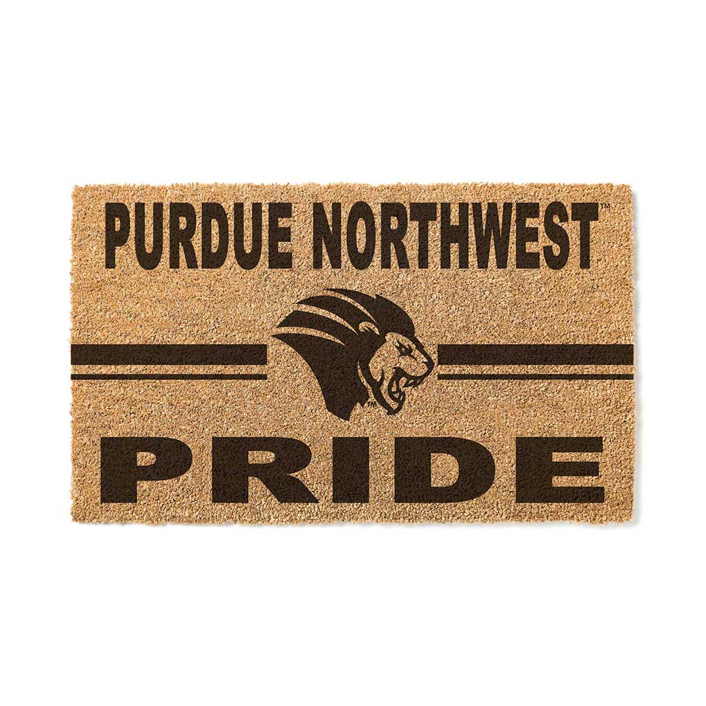 Team Coir Doormat Team Logo Purdue University Northwest Pride