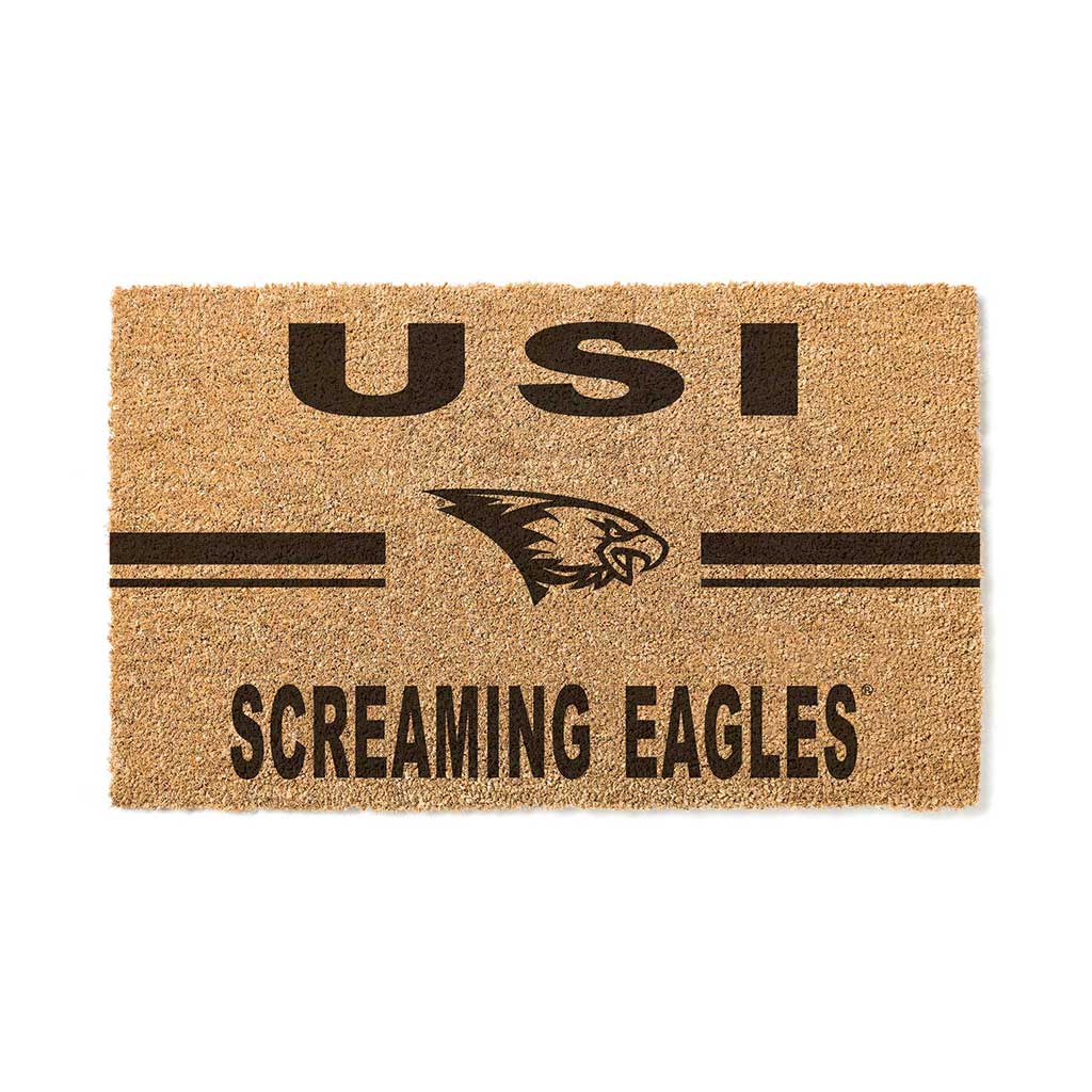 Team Coir Doormat Team Logo Southern Indiana Screaming Eagles