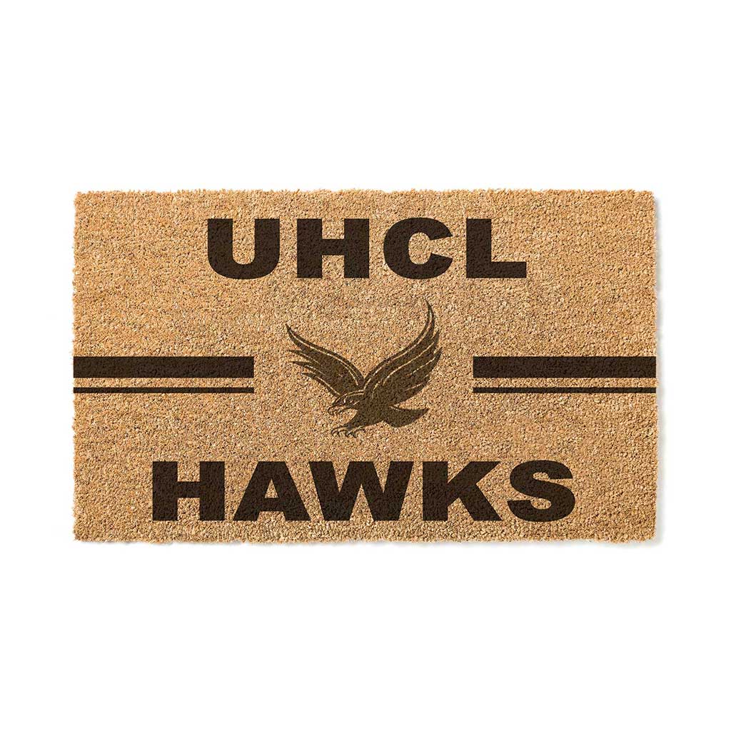 Team Coir Doormat Team Logo University of Houston - Clear Lake Hawks