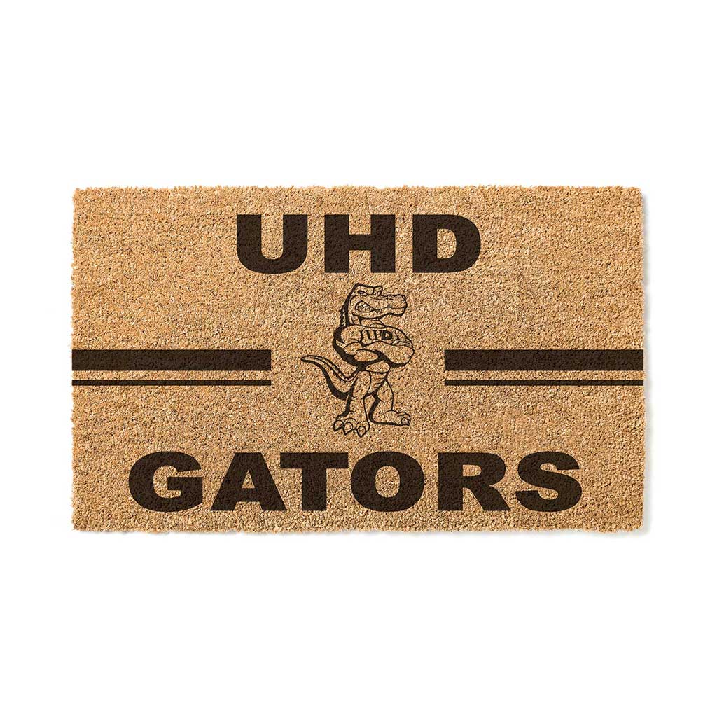 Team Coir Doormat Team Logo University of Houston - Downtown Gators