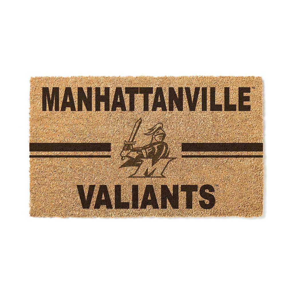 Team Coir Doormat Team Logo Manhattanville College Valiants