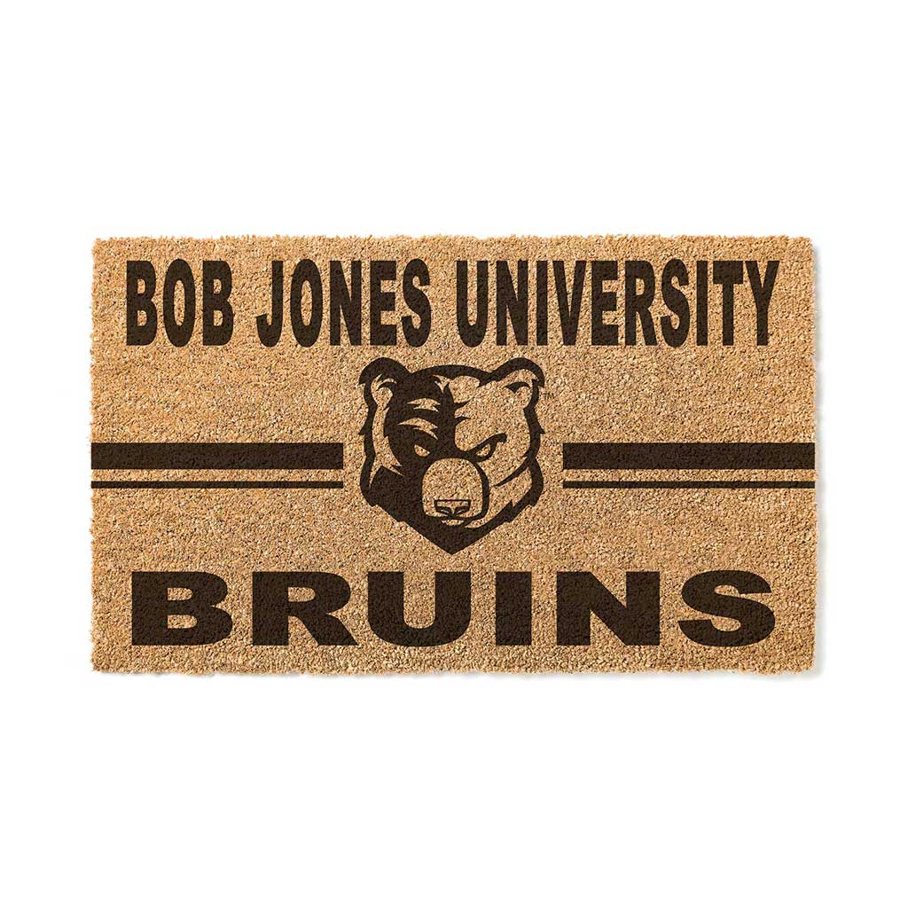 Team Coir Doormat Team Logo Bob Jones University Bruins