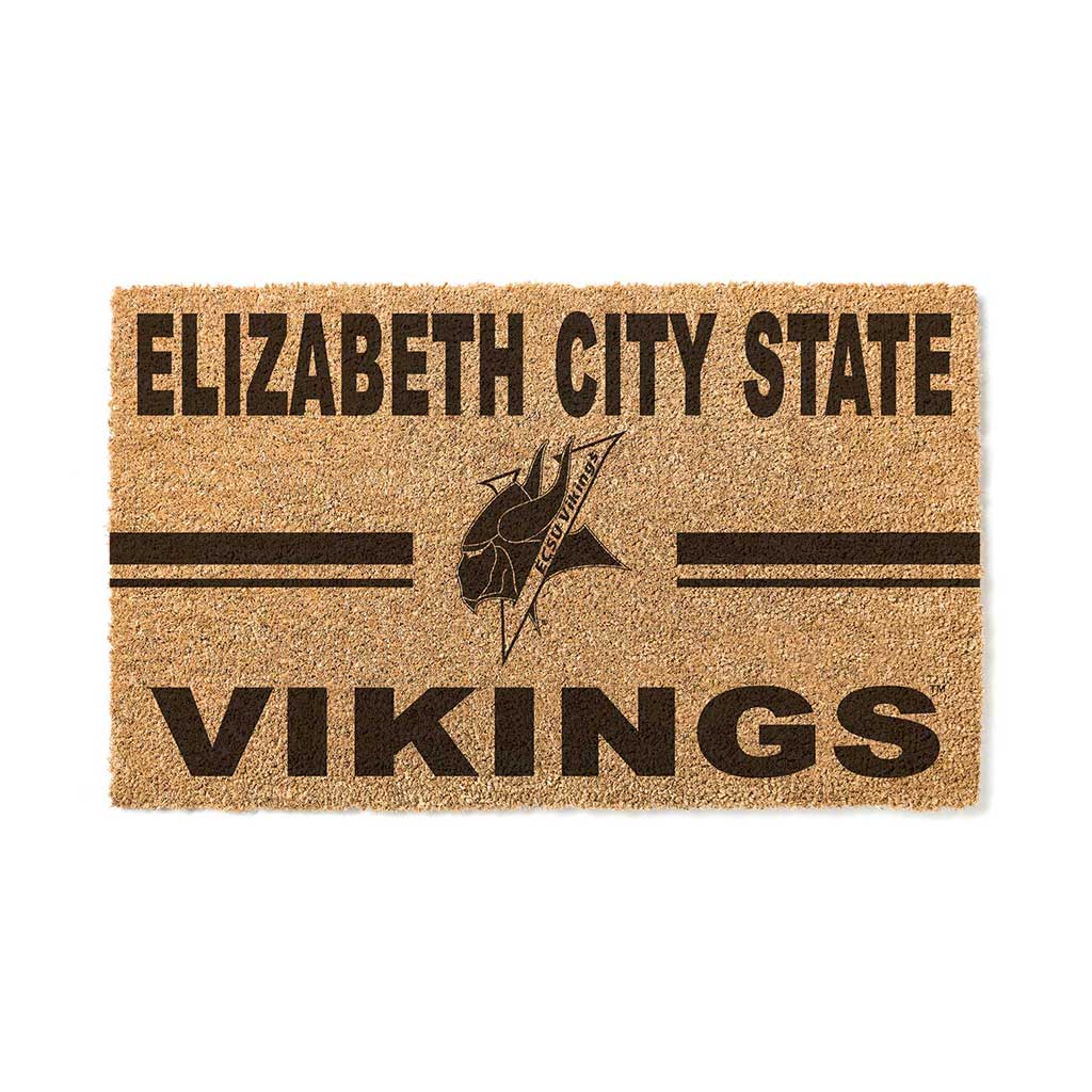 Team Coir Doormat Team Logo Elizabeth City State Vikings