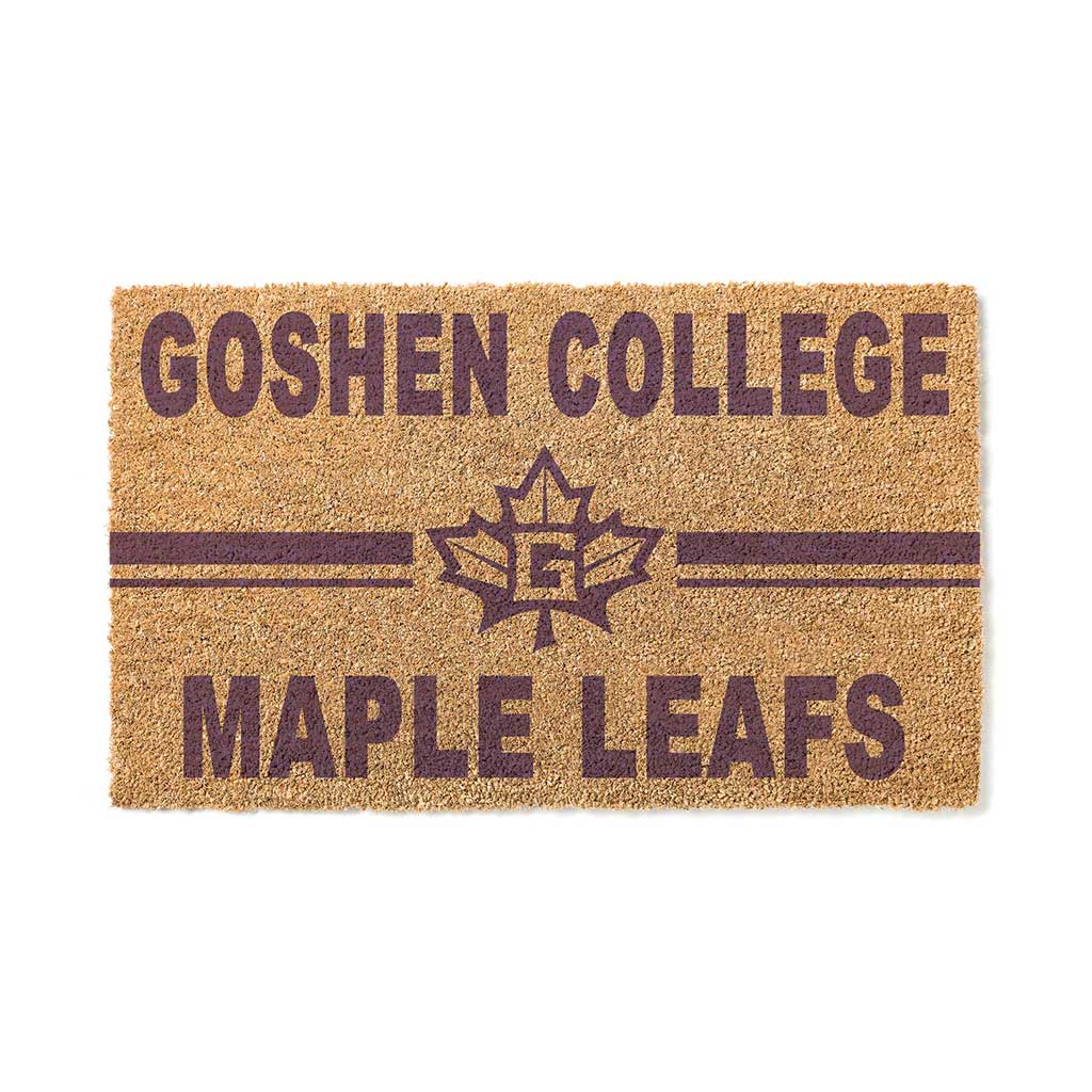 Team Coir Doormat Team Logo Goshen College Maple Leafs