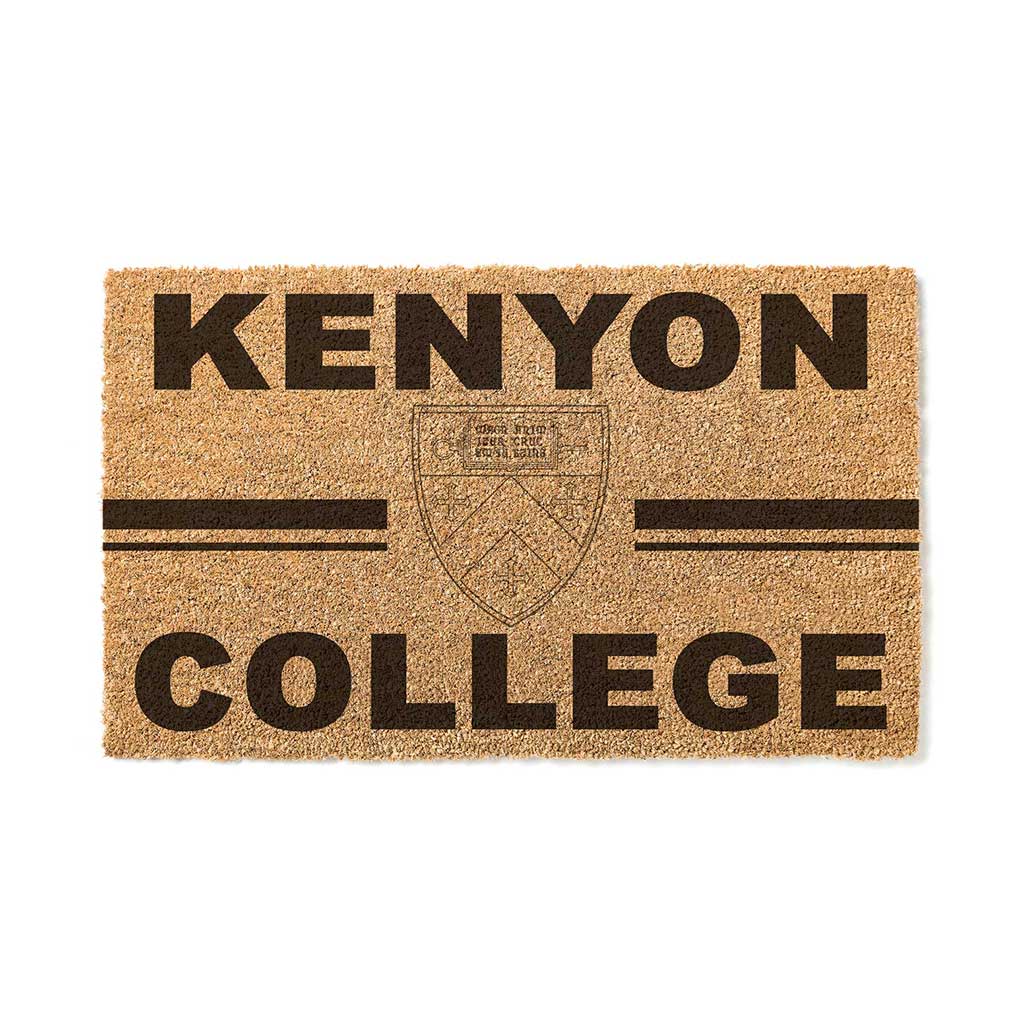 Team Coir Doormat Team Logo Kenyon College