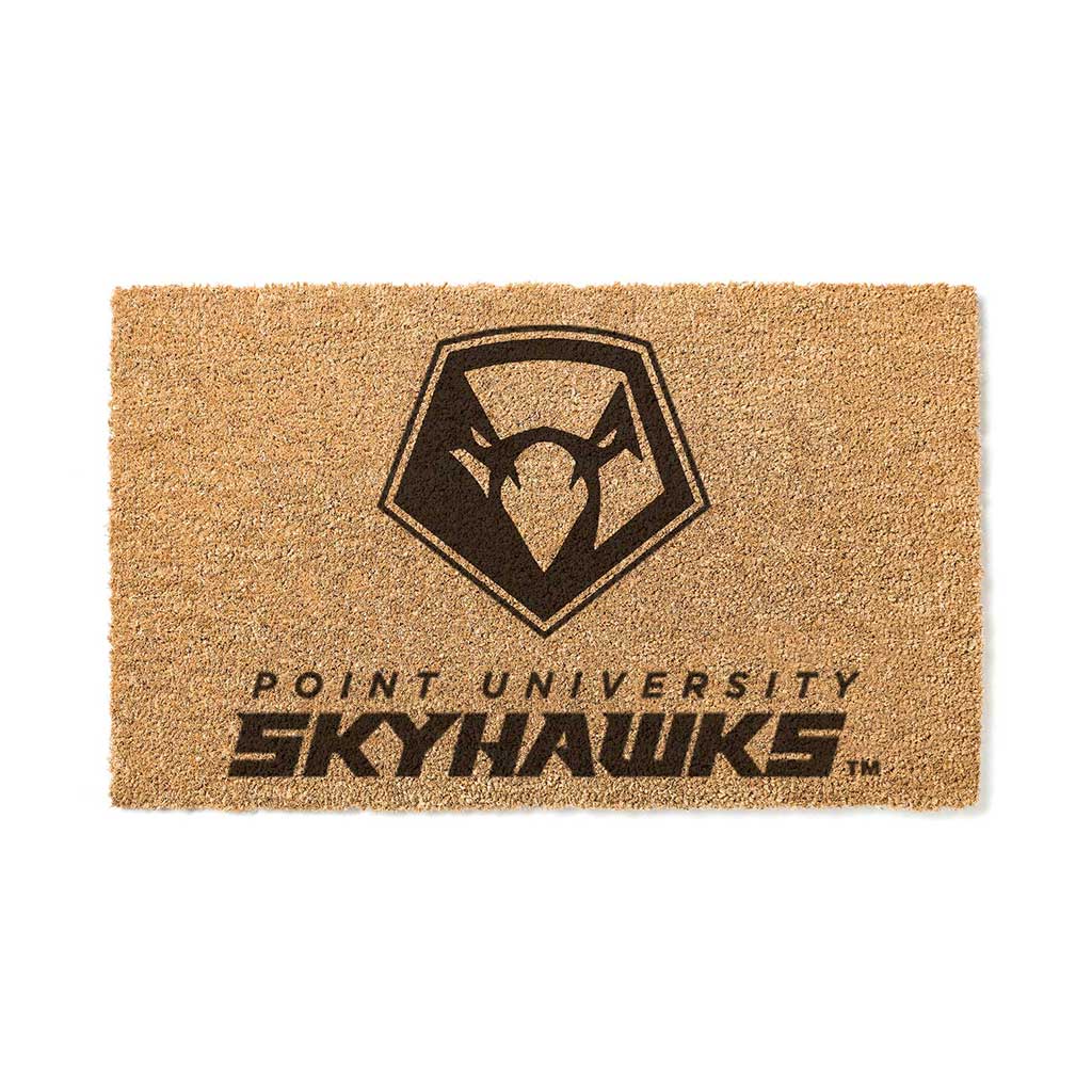 Team Coir Doormat Team Logo Point University Skyhawks