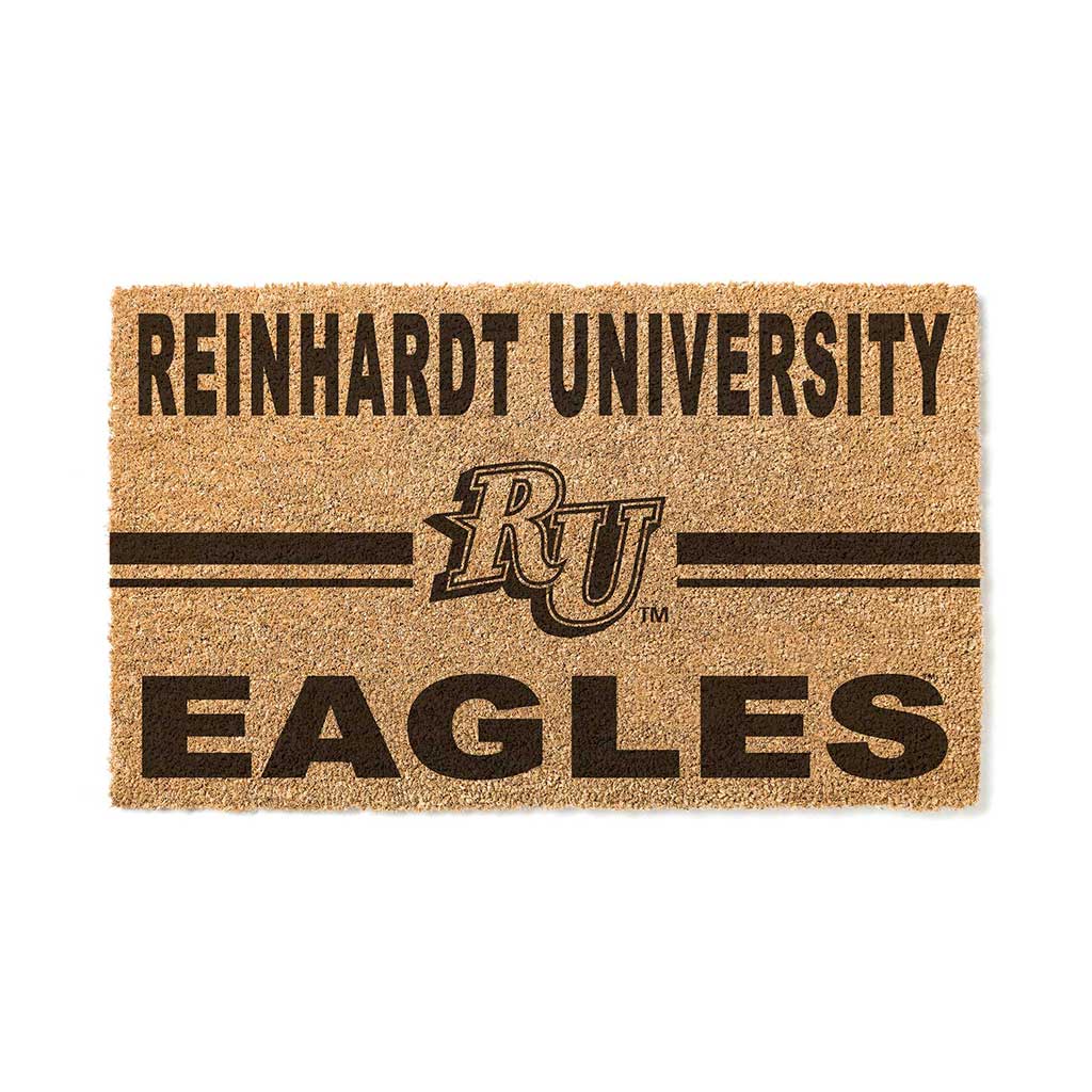 Team Coir Doormat Team Logo Reinhardt University Eagles