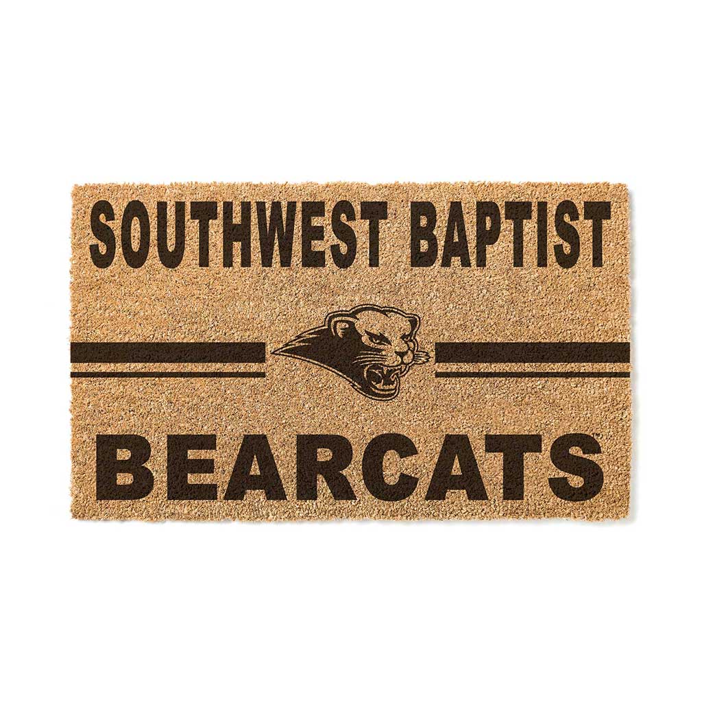 Team Coir Doormat Team Logo Southwest Baptist Bearcats