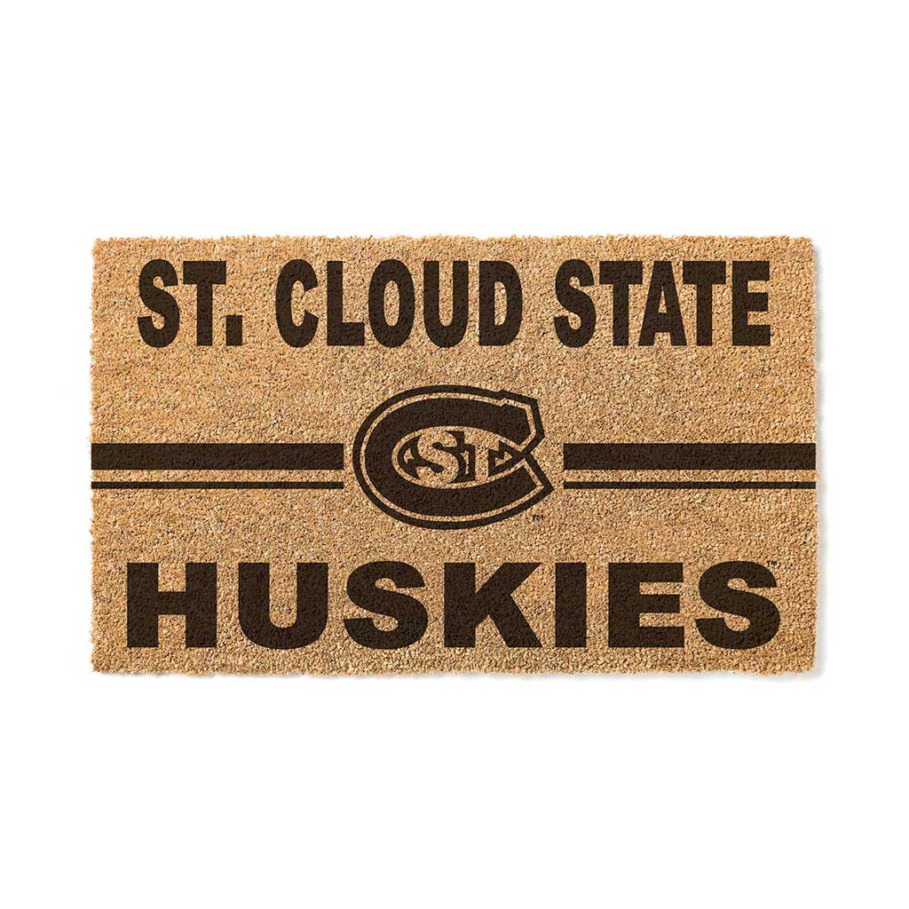 Team Coir Doormat Team Logo St. Cloud State Huskies