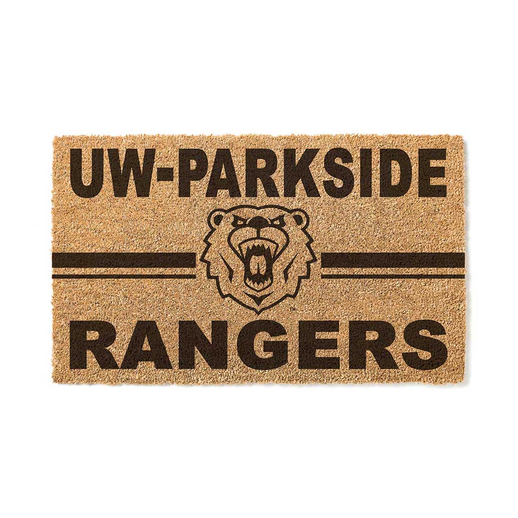 Team Coir Doormat Team Logo University of Wisconsin Parkside Rangers