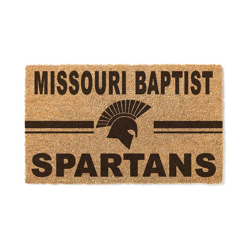 Team Coir Doormat Team Logo Missouri Baptist Spartans