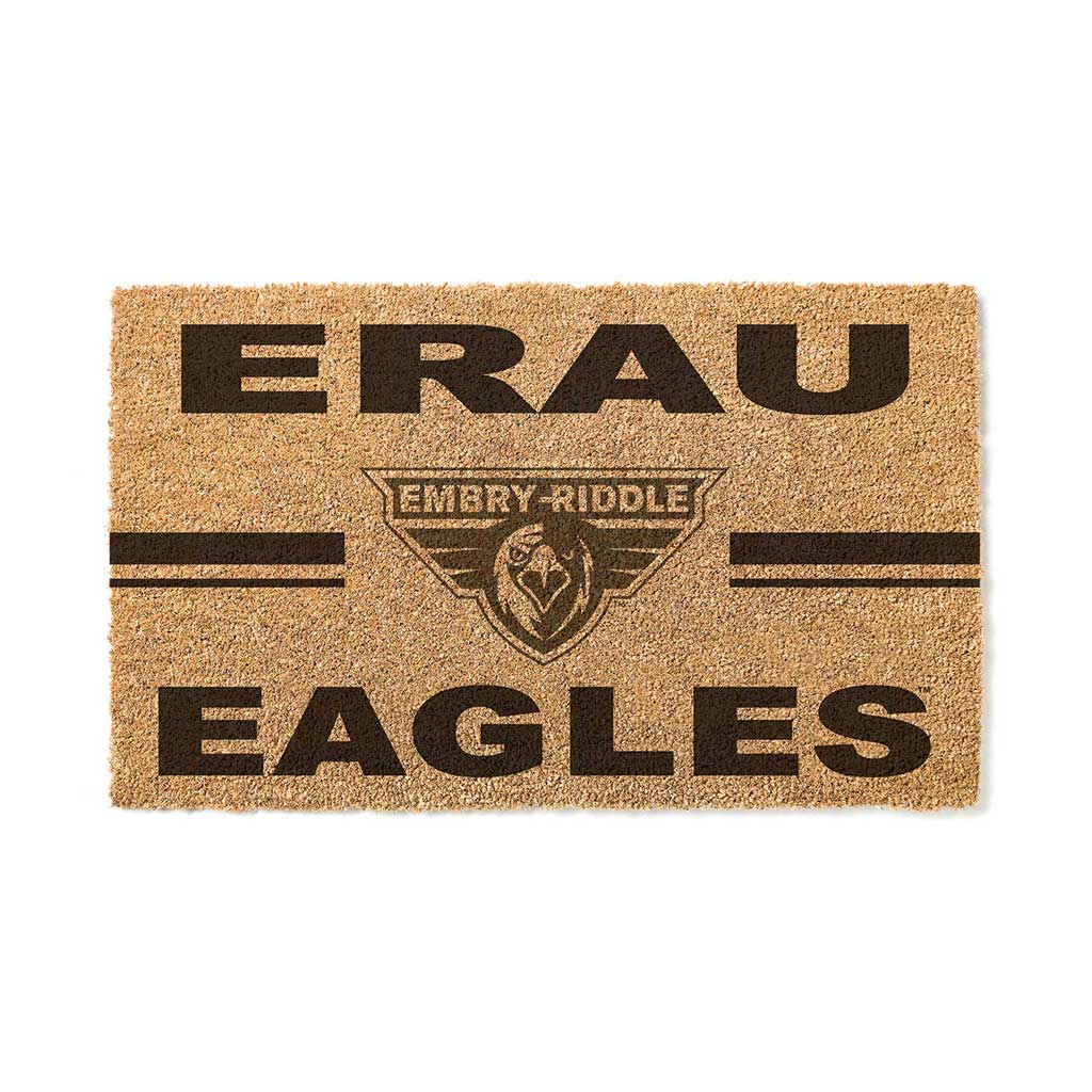 Team Coir Doormat Team Logo Embry-Riddle Aeronautical Prescott Eagles