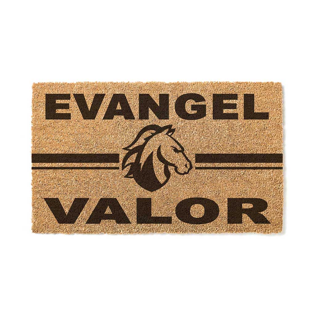 Team Coir Doormat Team Logo Evangel University Valor