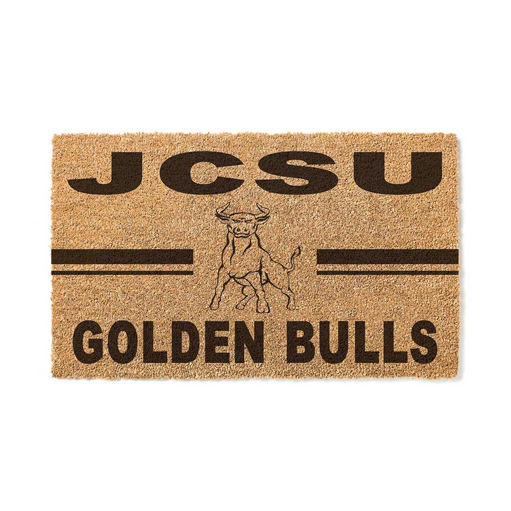 Team Coir Doormat Team Logo Johnson C. Smith University Golden Bulls