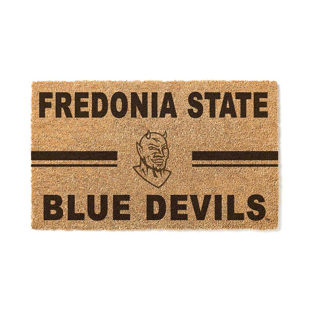 Team Coir Doormat Team Logo SUNY Fredonia Blue Devils