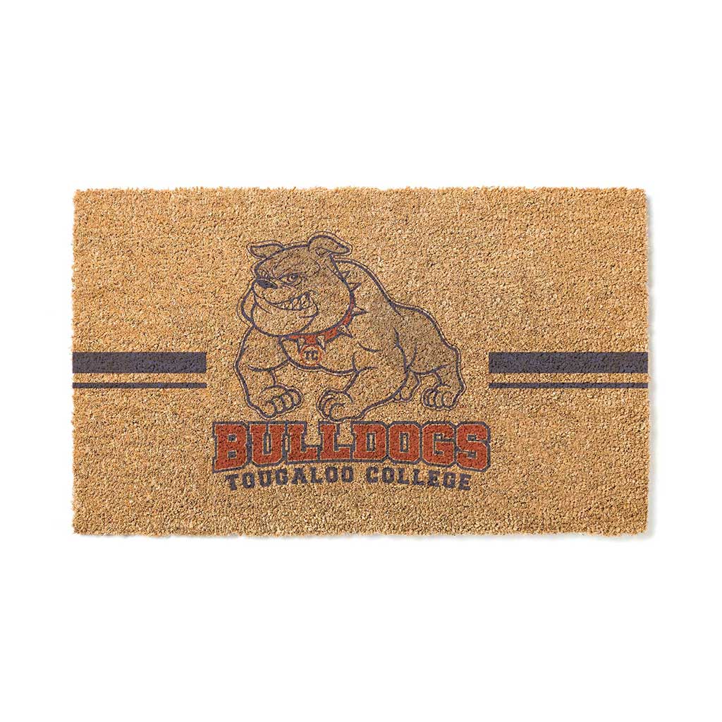 Team Coir Doormat Team Logo Tougaloo College Bulldogs