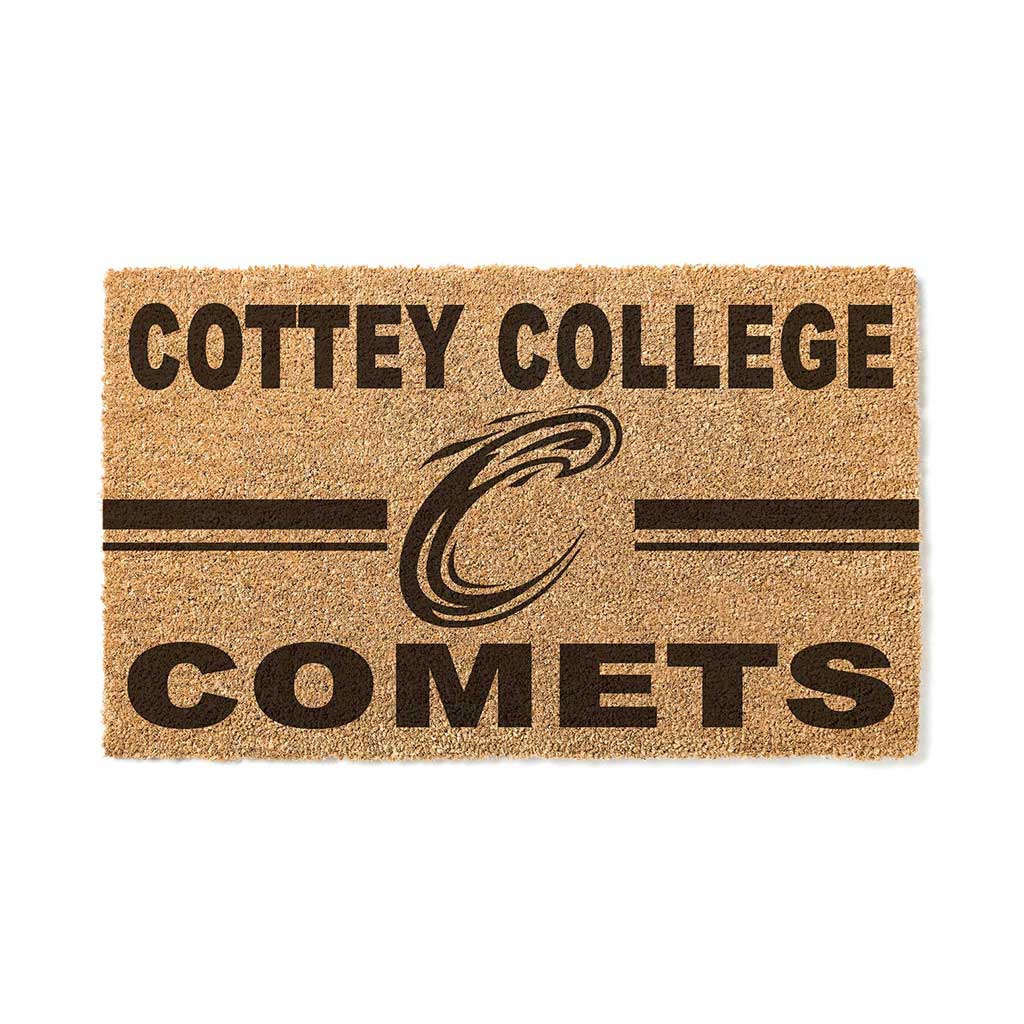 Team Coir Doormat Team Logo Cottey College Comets