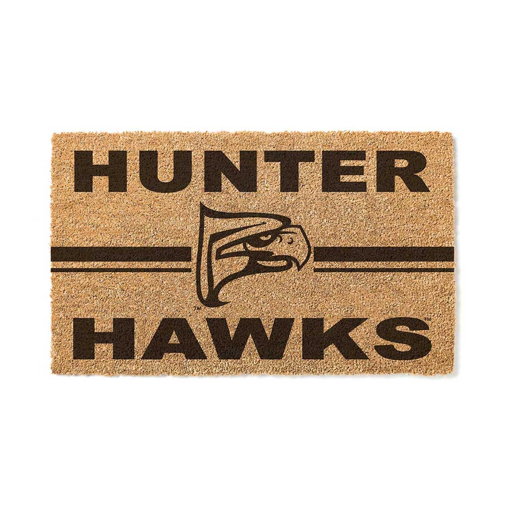 Team Coir Doormat Team Logo Hunter College Hawks