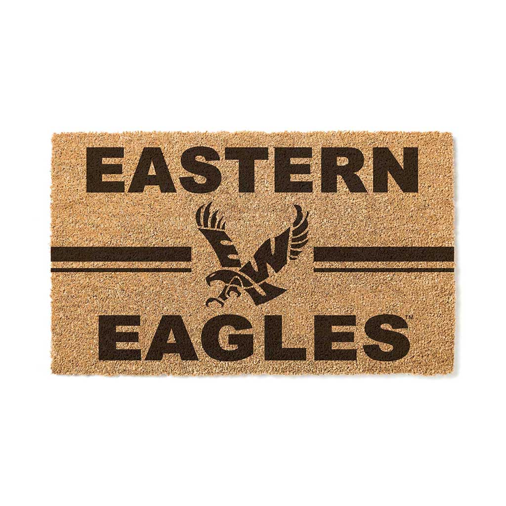 Team Coir Doormat Team Logo Eastern Washington Eagles