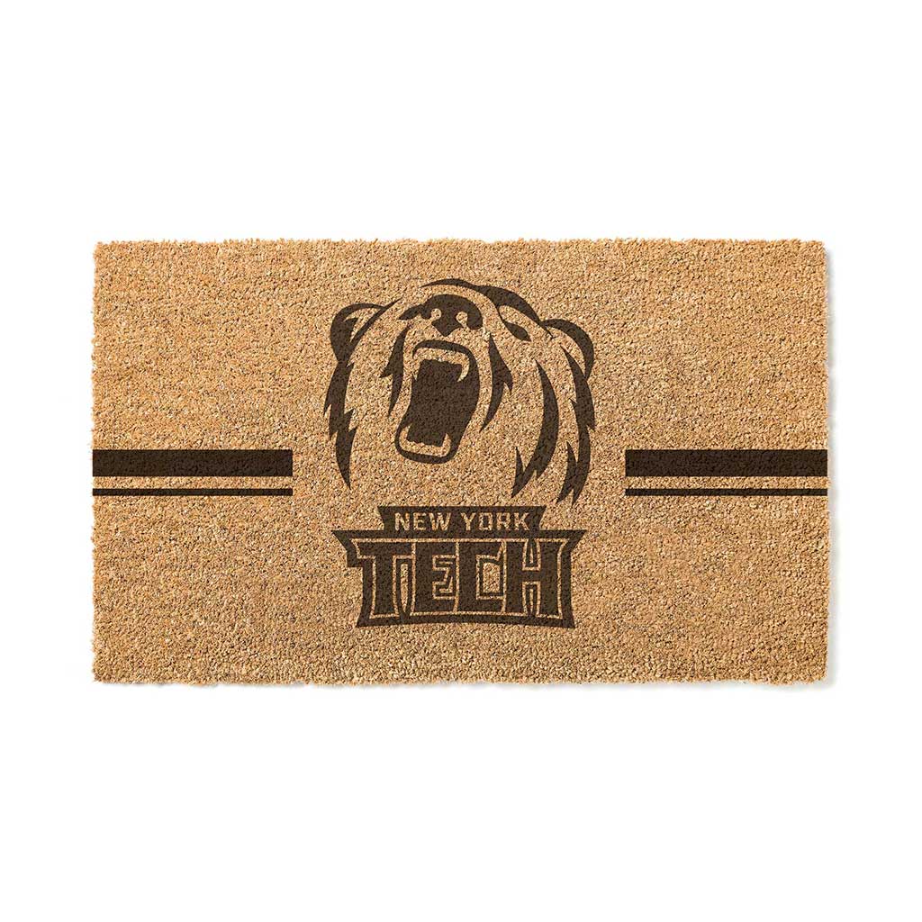 Team Coir Doormat Team Logo New York Tech Bears