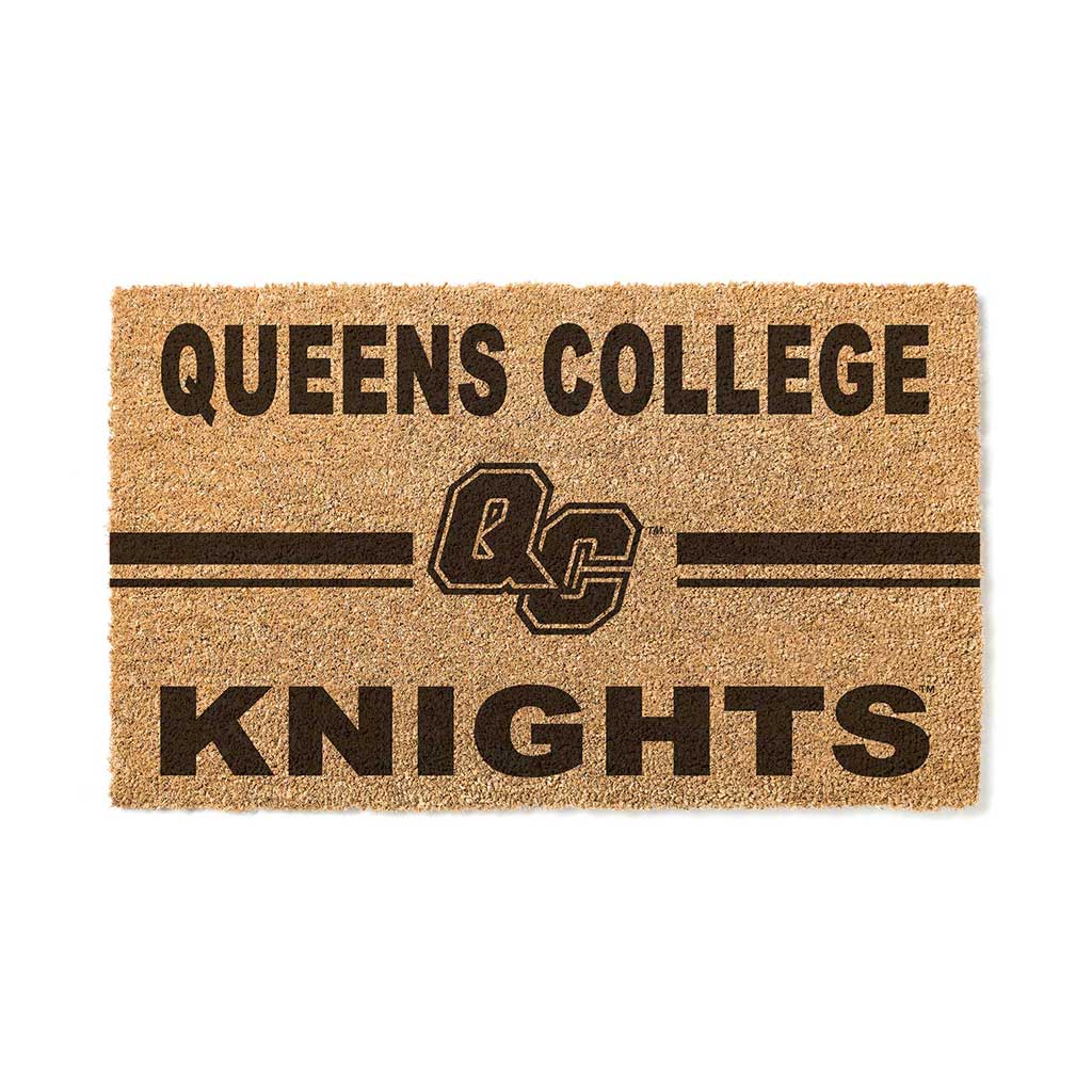 Team Coir Doormat Team Logo Queens College Knights