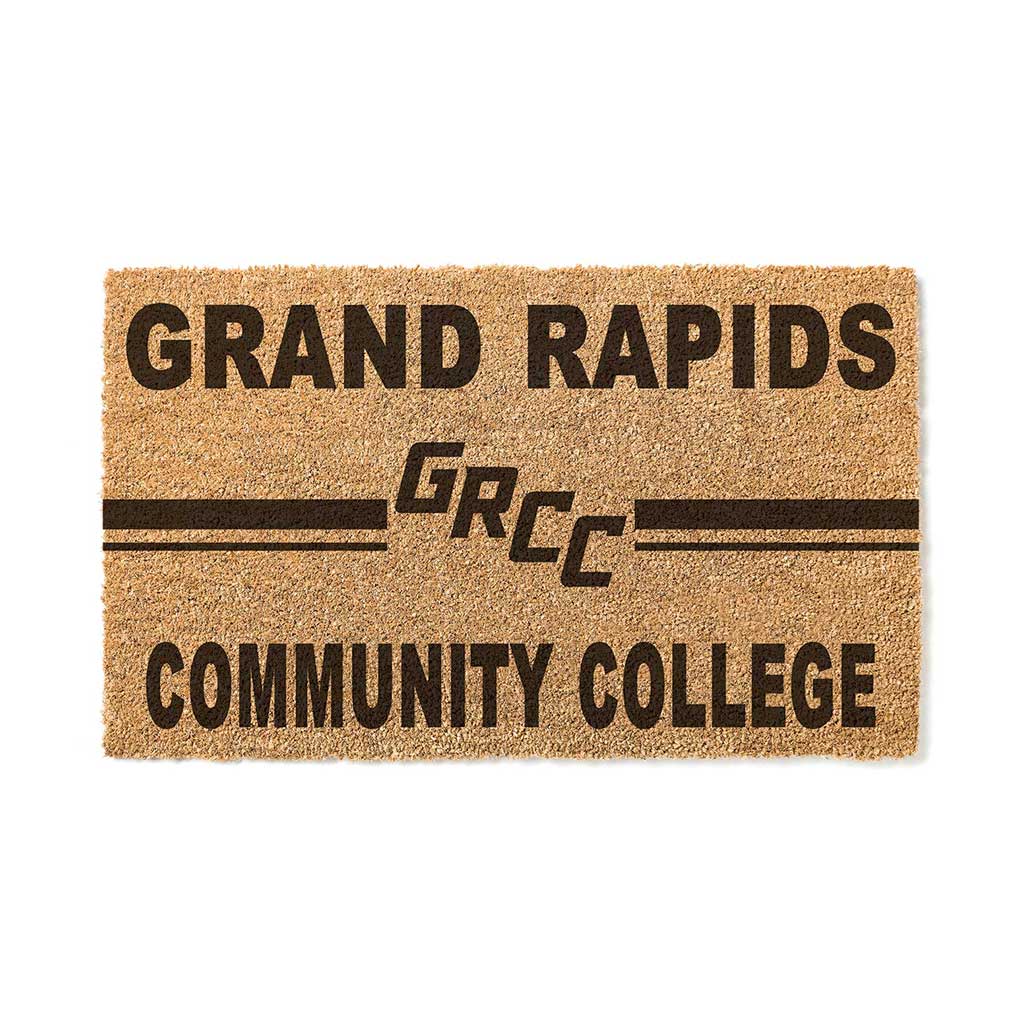 Team Coir Doormat Team Logo Grand Rapids Community College Raiders