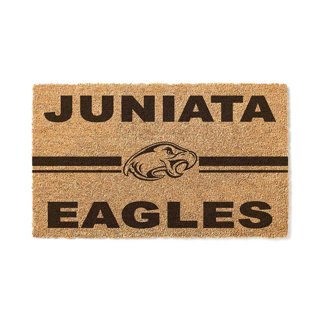 Team Coir Doormat Team Logo Juniata College Eagles