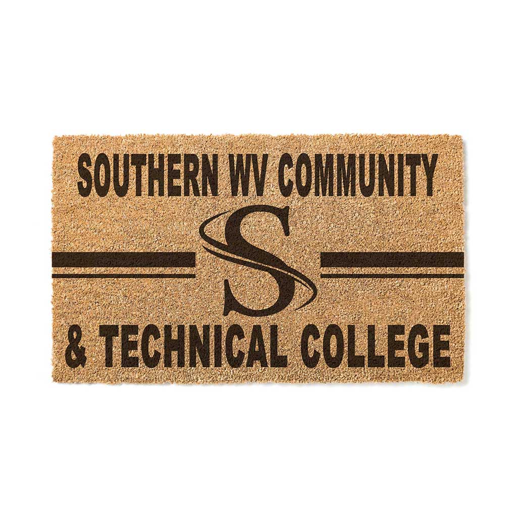 Team Coir Doormat Team Logo Southern West Virginia Community and Technical College