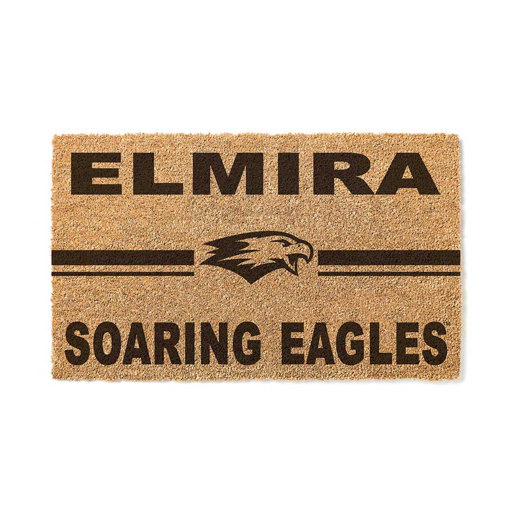 Team Coir Doormat Team Logo Elmira College Soaring Eagles