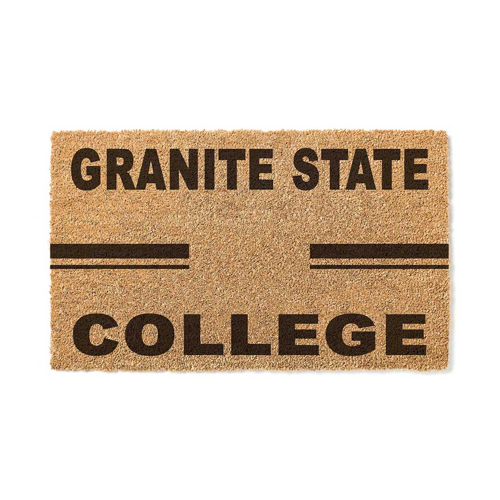 Team Coir Doormat Team Logo Granite State College